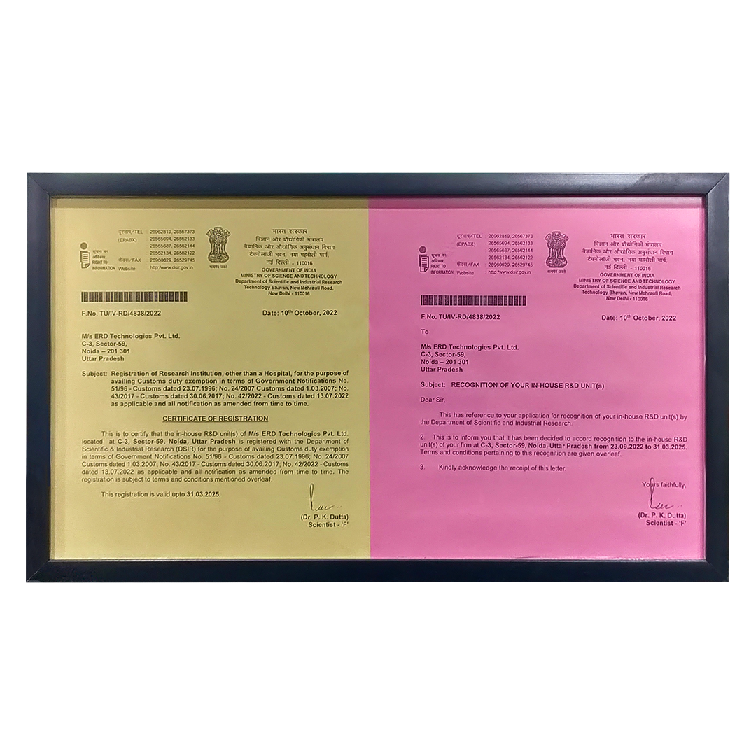 DSIR Registration – In-house R&D Unit (Ministry of Science & Technology)