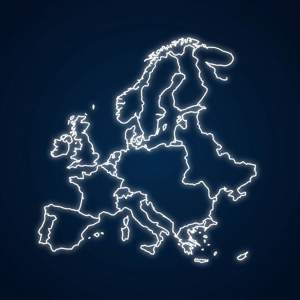 Europe Outline Map